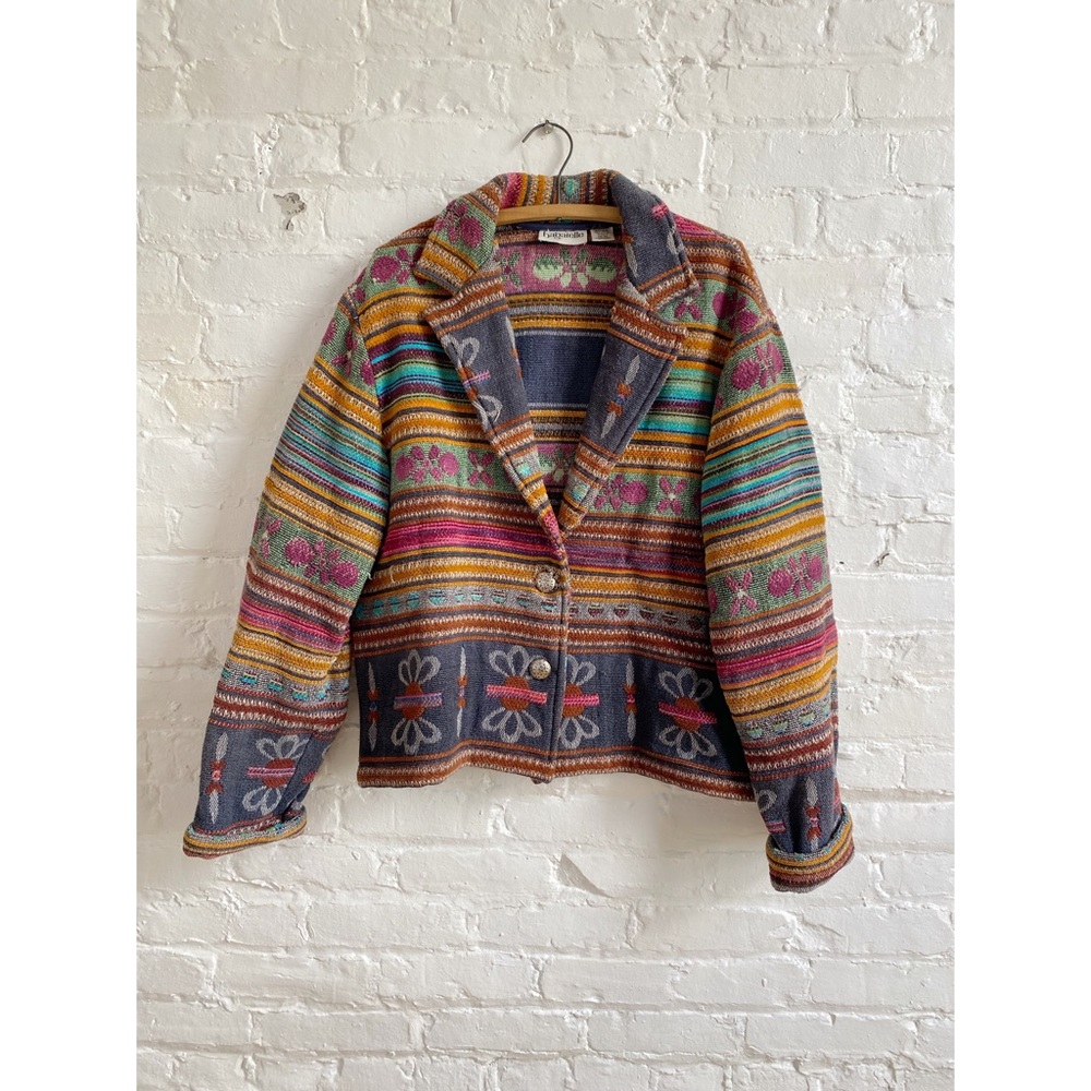 Vintage 90s BAGATELLE Tapestry Jacket